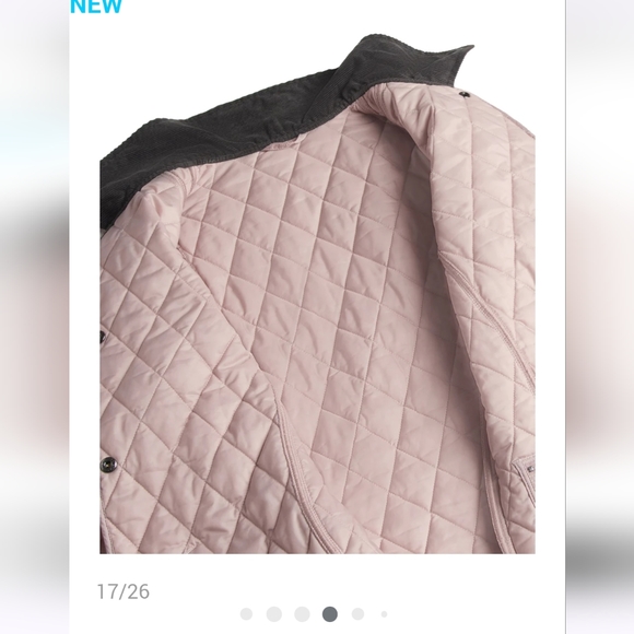 Pink Barbour Annandale Quilted Jacket for Women. Small - Picture 2 of 7